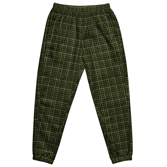 Track Pants | Green Black Checkered